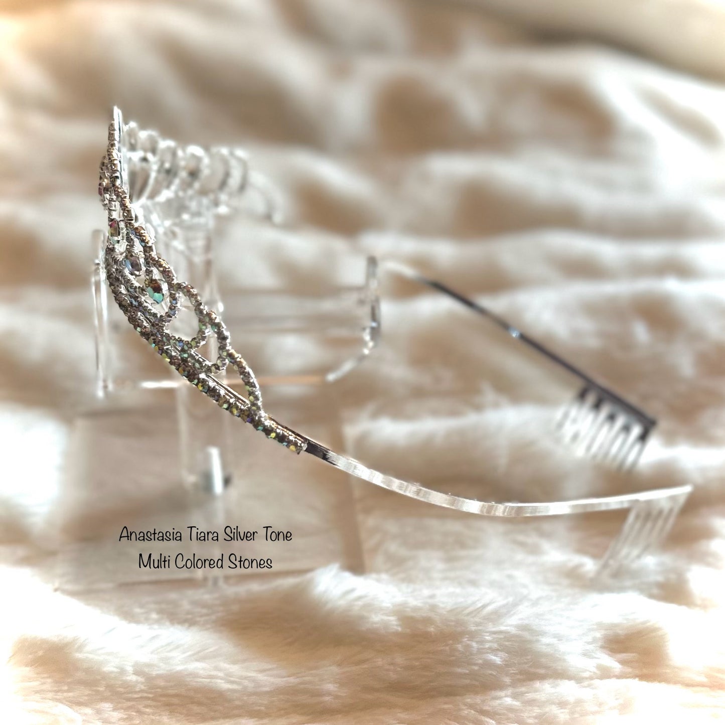 Anastasia Tiara Silver Tone