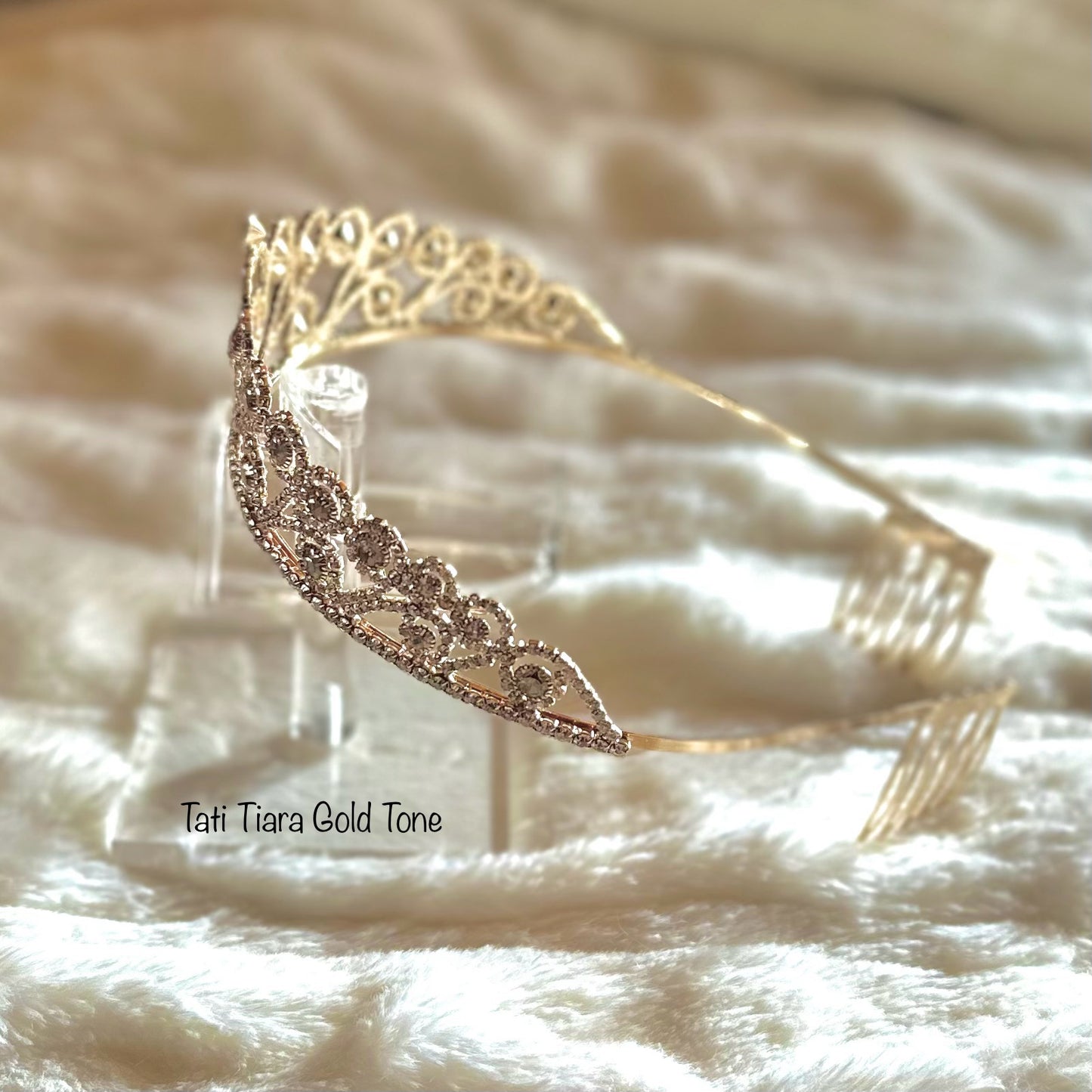 Tati Tiara Gold Tone