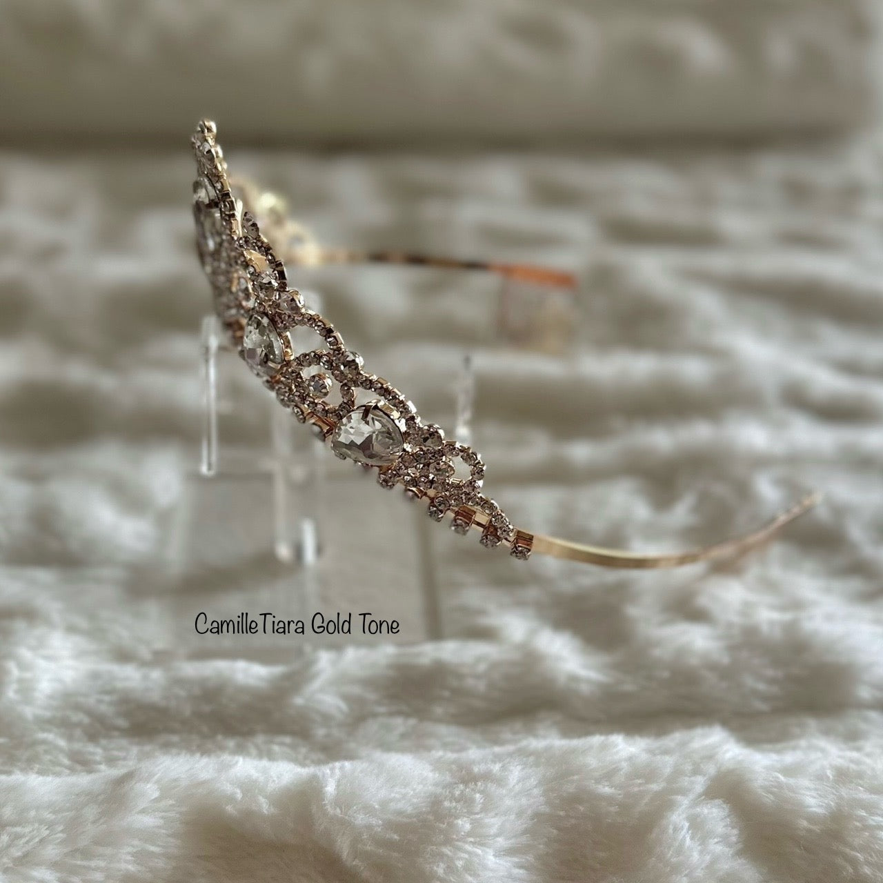 Camille Tiara Gold Tone