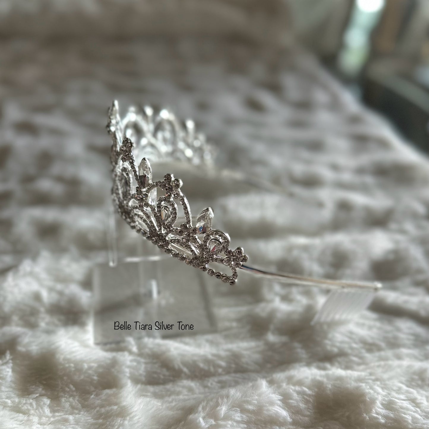 Belle Tiara Silver Tone