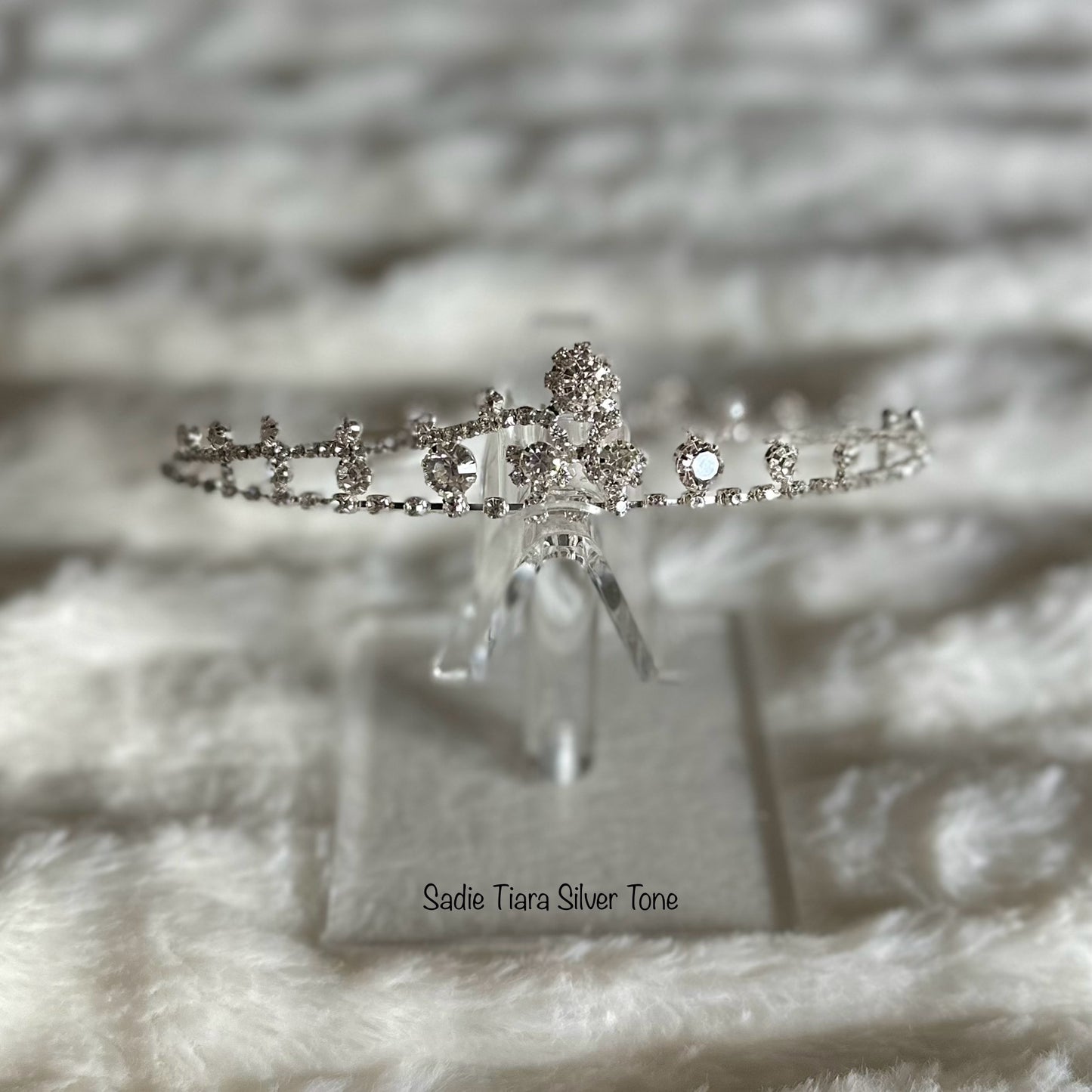 Sadie Tiara Silver Tone