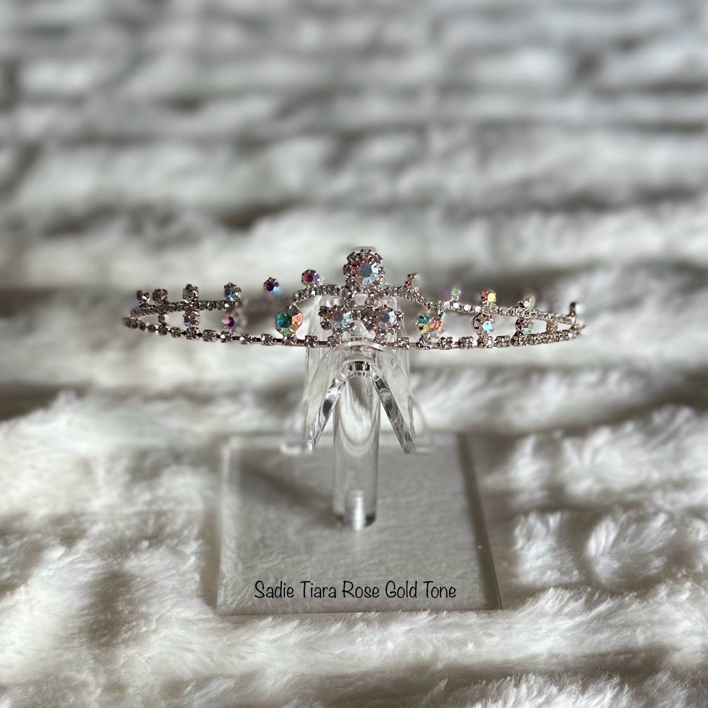 Sadie Tiara Rose Gold Tone