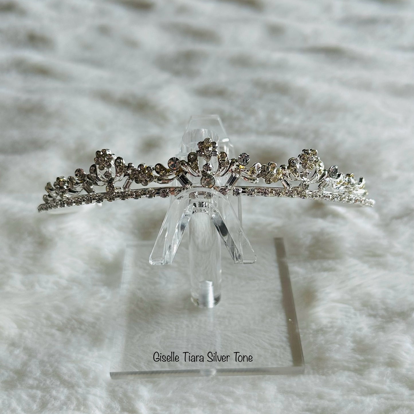 Eliana Tiara Silver Tone
