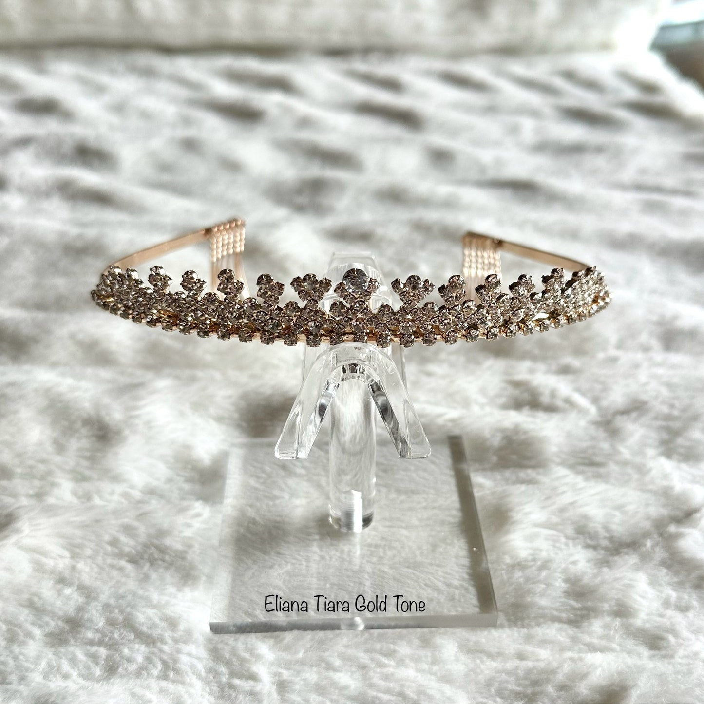 Eliana Tiara Gold Tone
