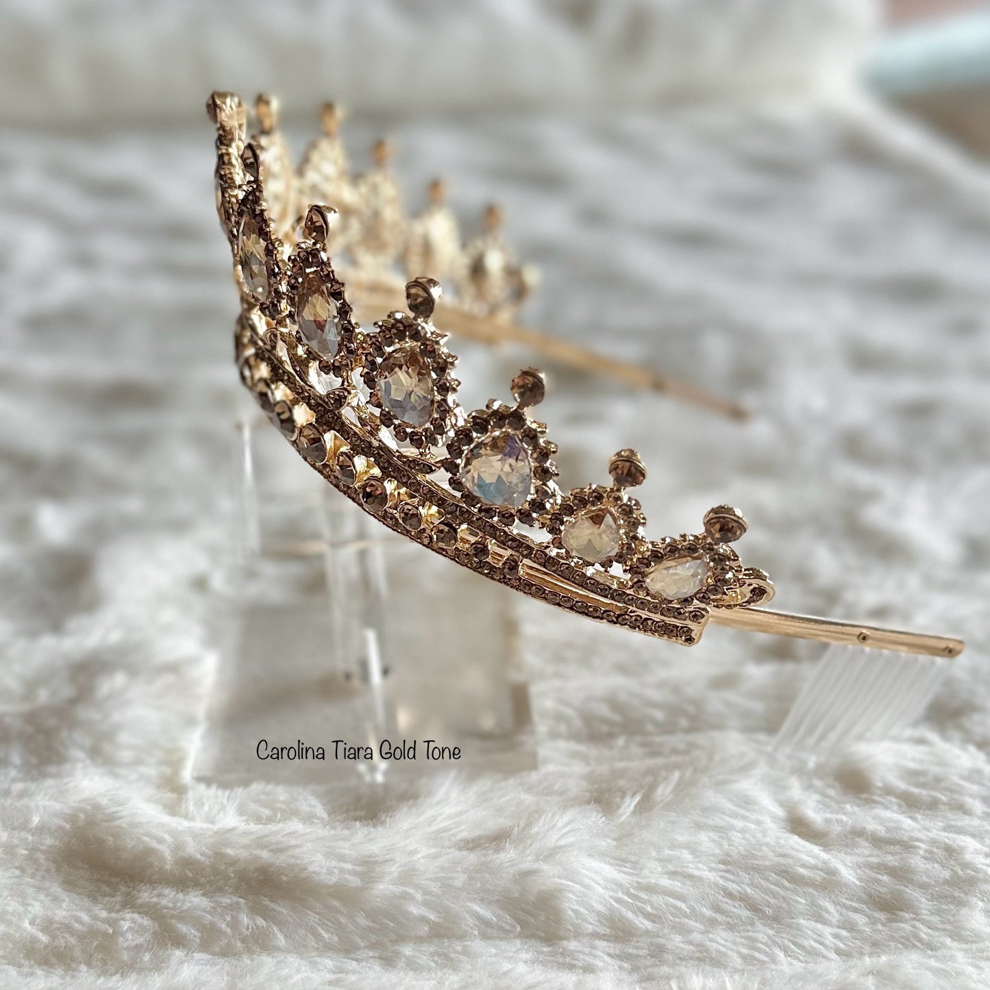 Carolina Tiara Gold Tone