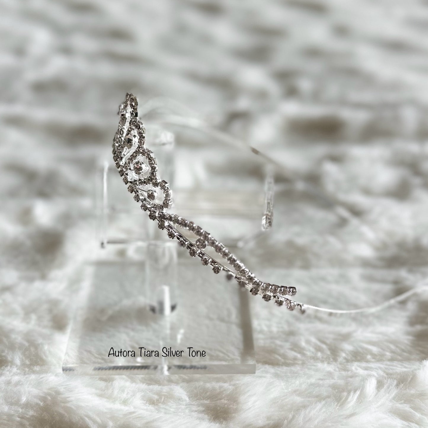 Aurora Tiara Silver Tone