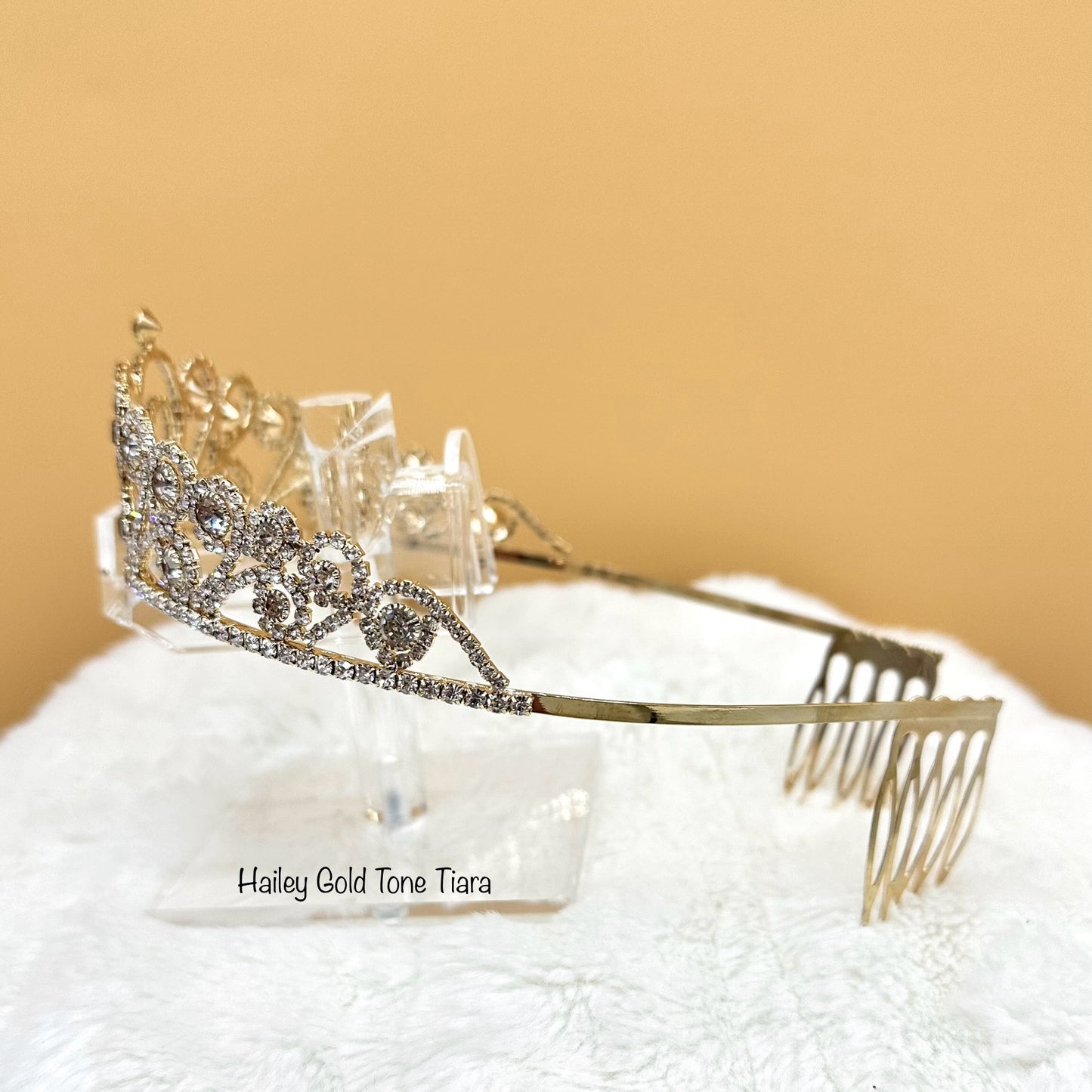 Hailey Gold Tone Tiara