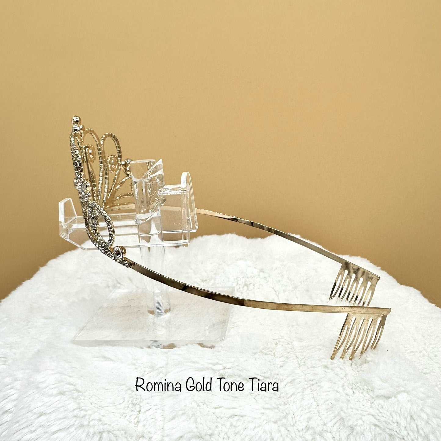 Romina Gold Tone Tiara