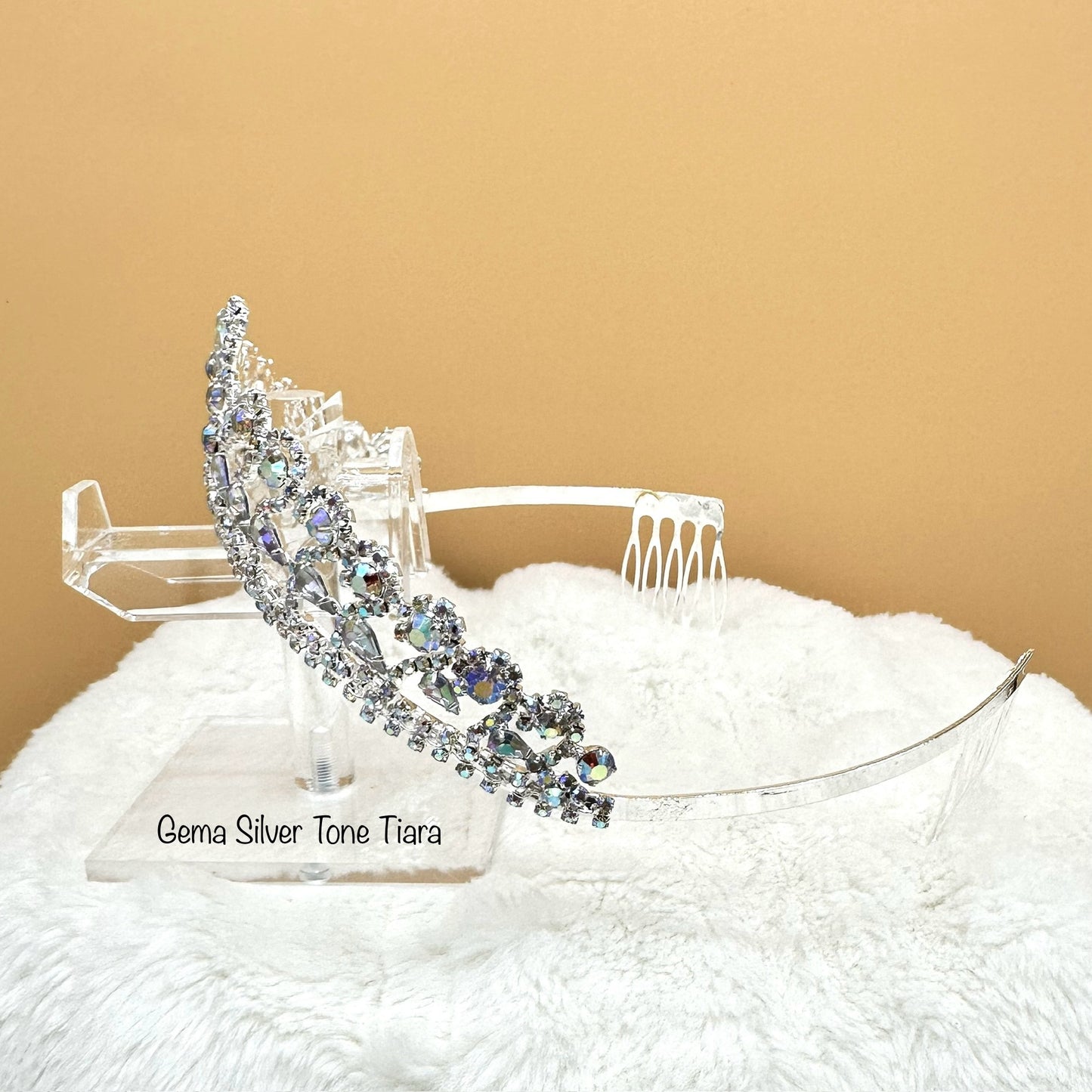 Gema Silver Tiara