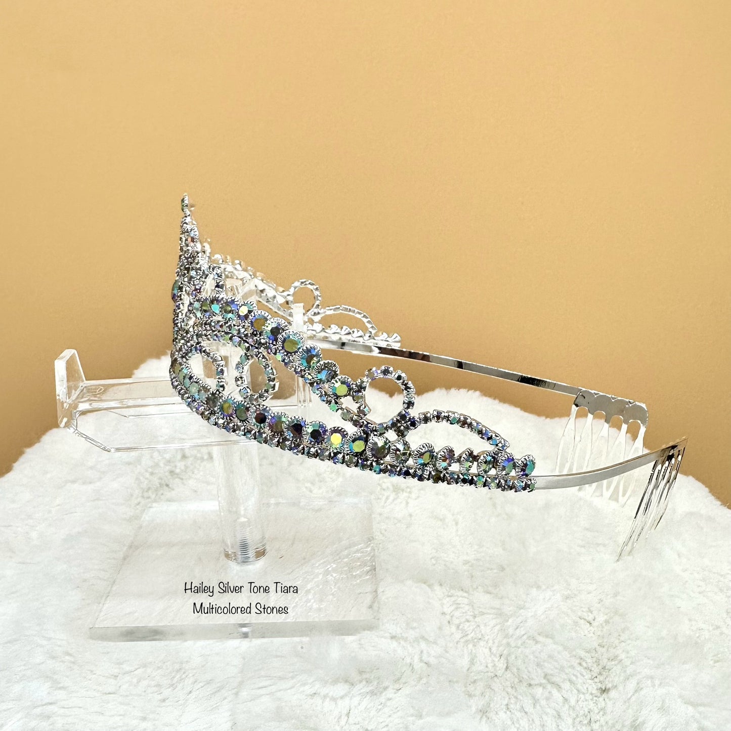 Hailey Silver Tone Tiara