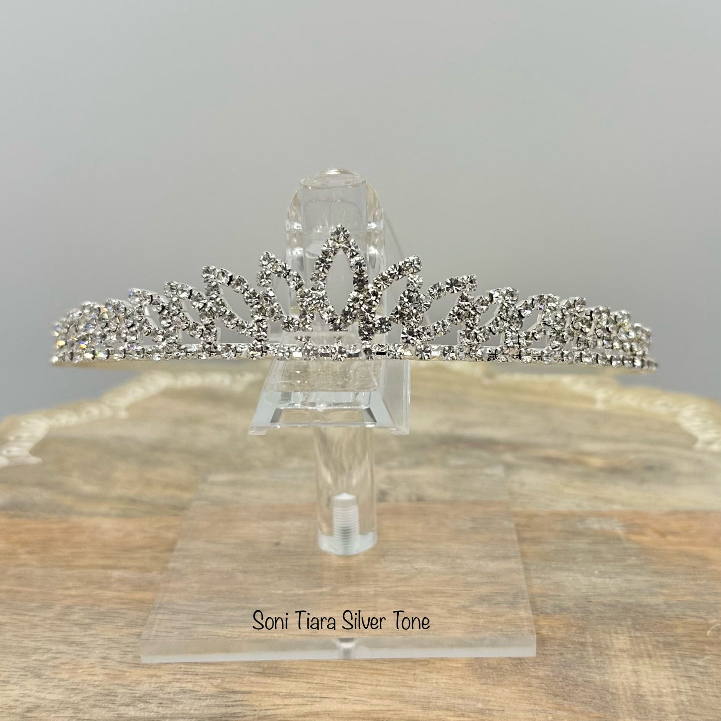 Soni Tiara SIlver Tone