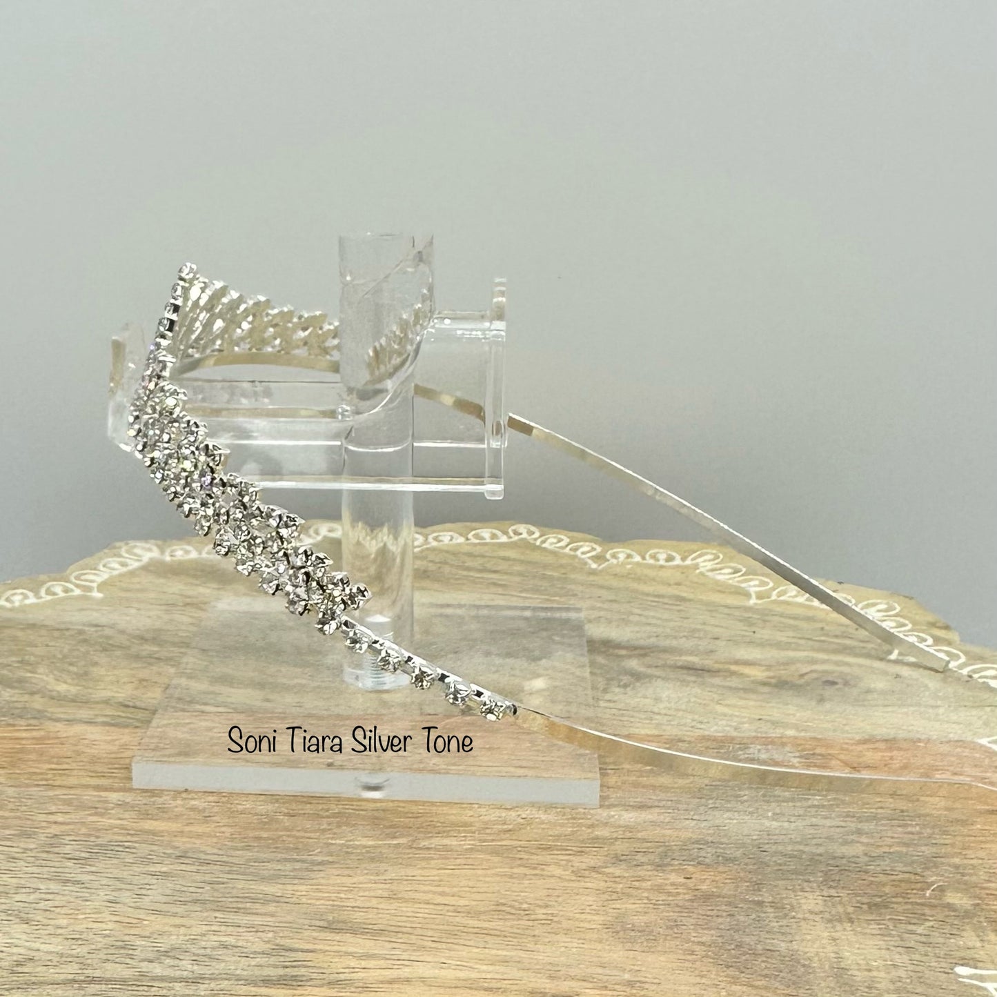 Soni Tiara SIlver Tone